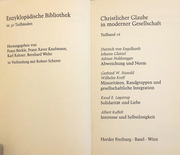 ドイツ語洋書 逸脱と規範 マイノリティ 疎外されたグループ 社会統合 連帯と愛 興味と無私 Abweichung Und Norm Minoritaten Randgruppen Und Gesellschaftliche Integration Solidaritat Und Liebe Interesse Und Selbstlosigkeit Dietrich Von