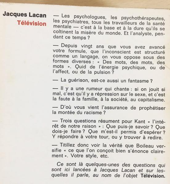 フランス語 英語洋書 ジャック ラカン著作 研究書 4冊セット Television テレヴィジオン Vies Et Legendes De Jacques Lacan ジャック ラカンの生涯と伝説 Le Seminaire セミナール第11巻 Jacques Lacan And The Philosophy Of Psychoanalysis 精神分析の哲学 フランス語 英語洋書 ジャック ラカン著作 研究書 4冊セット Television テレヴィジオン Vies Et Legendes De Jacques Lacan ジャック ラカンの生涯と伝説 Le Seminaire セミナール第11巻 Jacques Lacan And The Philosophy Of Psychoanalysis 精神分析の哲学