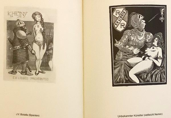 ドイツ語洋書】 クロンハウゼン夫妻著「エロティックな蔵書票