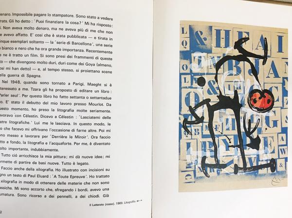 ミロの版画 YVON TAILLANDIER 1974年発行　限定本 ミロの版画 YVON TAILLANDIER 1974年発行 限定本 アート
