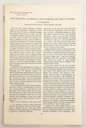 【英語洋書】 土壌は抗生物質を生産する：植物病と害虫防除 『Soil produced antibiotics : plant disease and insect control』 (Bacteriological reviews, Vol.18, No. 2, 1954)