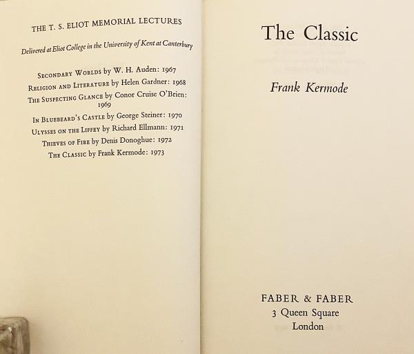 英語洋書 クラシック 古典 The Classic フランク カーモード著 Frank Kermode フランク カーモード アブストラクト古書店 古本 中古本 古書籍の通販は 日本の古本屋 日本の古本屋