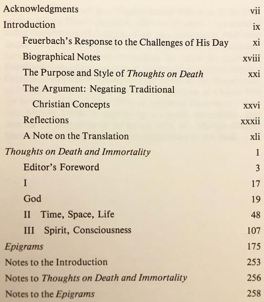 英語洋書 死と不死についての考え 思想家の論文と 神学的 風刺的なエピグラムの付録から Thoughts On Death And Immortality From The Papers Of A Thinker Along With An Appendix Of Theological Satirical Epigrams フォイエルバッハ著 Ludwig Feuerbach