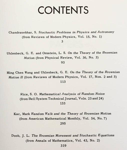 英語物理学洋書 Selected papers on Noise and Stochastic