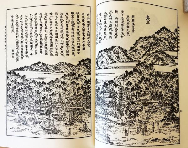 芸州 厳島図会 全10冊揃 [江戸後期 和本 広島 宮島 地誌](岡田清