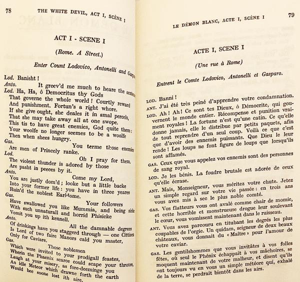 英語 フランス語洋書 ジョン ウェブスター作 白い悪魔 Le Demon Blanc The White Devil John Webster ジョン ウェブスター Tr Intro Et Notes Par Robert Merle 古本 中古本 古書籍の通販は 日本の古本屋 日本の古本屋