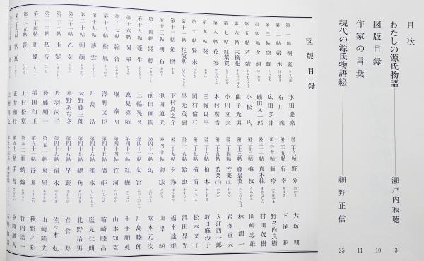 現代の源氏物語絵 上村松篁木版画『螢』1葉付属(河北倫明,細野正信
