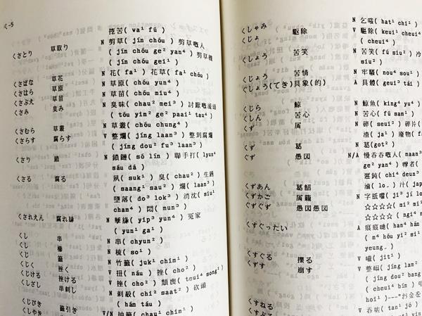日広辞典 : 日本人のための広東語(頼玉華著) / 古本、中古本、古書籍の 