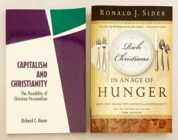 【洋書2冊セット】 ①資本主義とキリスト教 『Capitalism and Christianity』 ②飢餓の時代の金持ちのクリスチャン 『Rich Christians in an age of hunger』