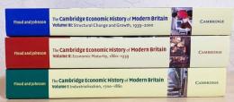 英語洋書　ケンブリッジ　現代イギリス経済史　全3巻揃 【The Cambridge Economic History of Modern Britain】