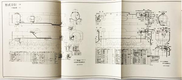 日本国有鉄道 蒸気機関車設計図面集(国鉄SL図面編集委員会 編) / 古本 