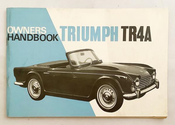 英語洋書】 トライアンフ TR4A 修理マニュアル 『TRIUMPH TR4A owners