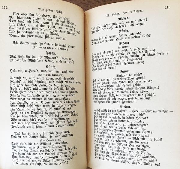 ドイツ語アンティーク洋書 フランツ・グリルパルツァー全集 全4冊12巻