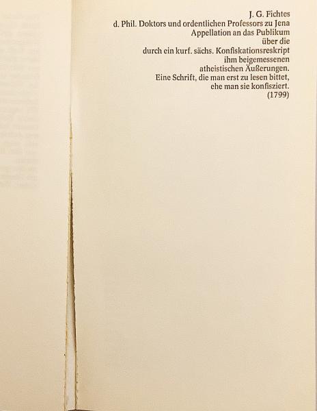 ドイツ語洋書】 ヨハン・ゴットリープ・フィヒテの無神論論争 『Die 