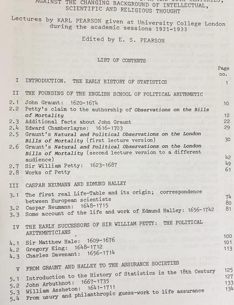 英語数学洋書 17世紀・18世紀の統計の歴史:知的、科学的、宗教的