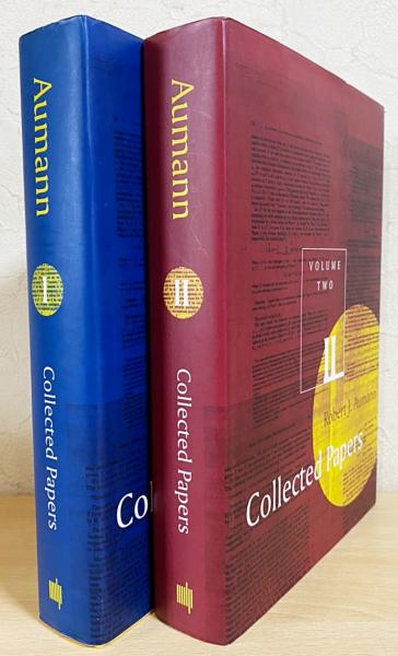 英語経済学洋書 ロバート オーマン論文集 全2巻揃 Aumann Collected Papers Robert J Aumann アブストラクト古書店 古本 中古本 古書籍の通販は 日本の古本屋 日本の古本屋 英語経済学洋書 ロバート オーマン論文集 全2巻揃 Aumann Collected Papers Robert J Aumann アブストラクト古書店 古本 中古本 古書籍の通販は 日本の古本屋 日本の古本屋