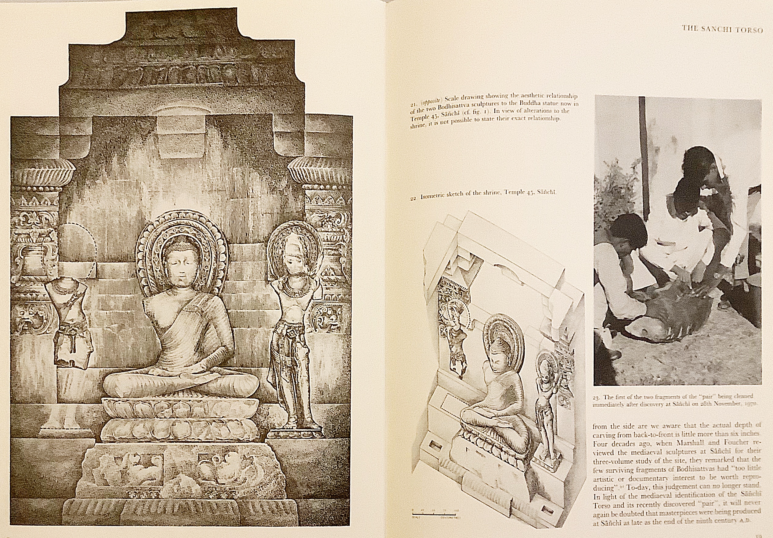 英語 仏教洋書】 インド・サーンチー村のトルソー 『The Sanchi