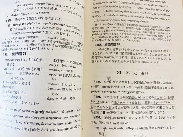 2冊セット】 ギリシア語入門(改訂版)・ギリシア語文法(田中美知太郎 2冊セット】 ギリシア語入門(改訂版)・ギリシア語文法(田中美知太郎