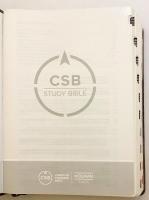 【英語 キリスト教洋書】 聖書研究 『CSB Study Bible : Christian Standard, Study Bible』 ●革装 サムインデックス付き