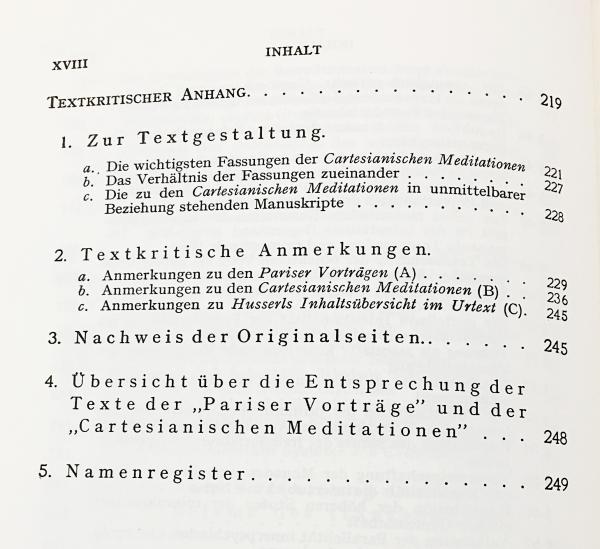 ドイツ語哲学洋書 フッサール全集 第1巻 デカルト的省察とパリ
