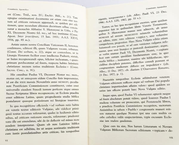 ラテン語洋書 新ウルガタ聖書 【Nova Vulgata Bibliorum Sacrorum