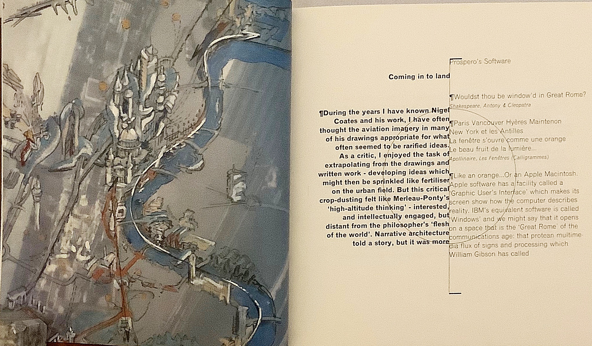 英語 建築図録洋書】 建築家ナイジェル・コーツ展覧会「エクスタシティ 