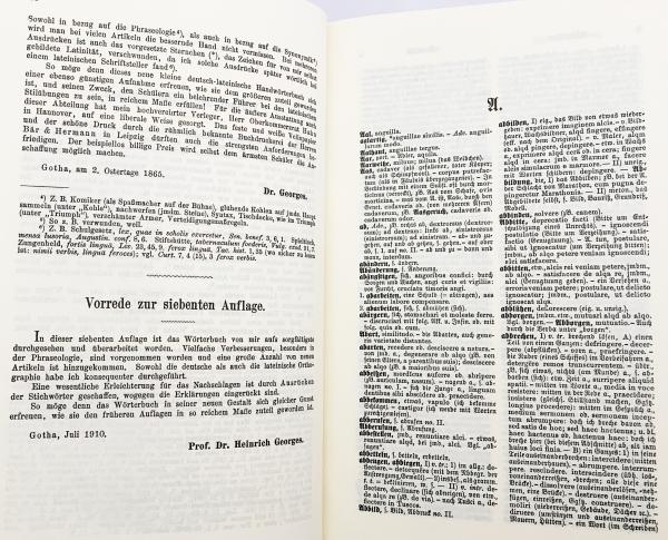 洋書 ドイツ語-ラテン語中型辞典（独羅辞典）【Kleines Deutsch