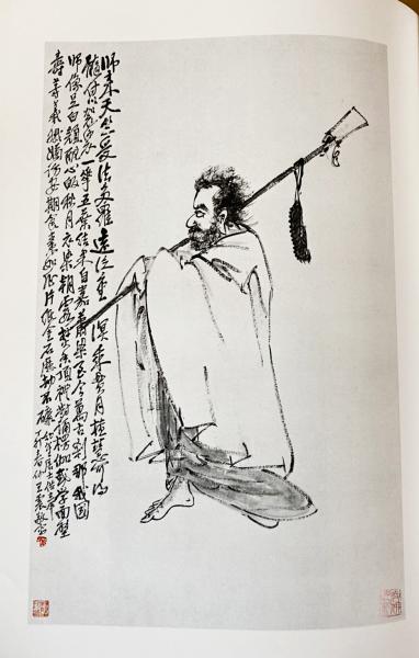 白龍山人　人物画　歴史画　掛け軸　紙本　箱無し　書画、骨董品、美術品 白龍山人 人物画 歴史画 掛け軸 紙本 箱無し 書画、骨董品、美術品
