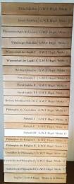 ドイツ語哲学洋書　ヘーゲル全集 全21冊揃(全20巻・索引巻)　【G.W.F.Hegel Werke in zwanzig Bänden und ein Registerband】