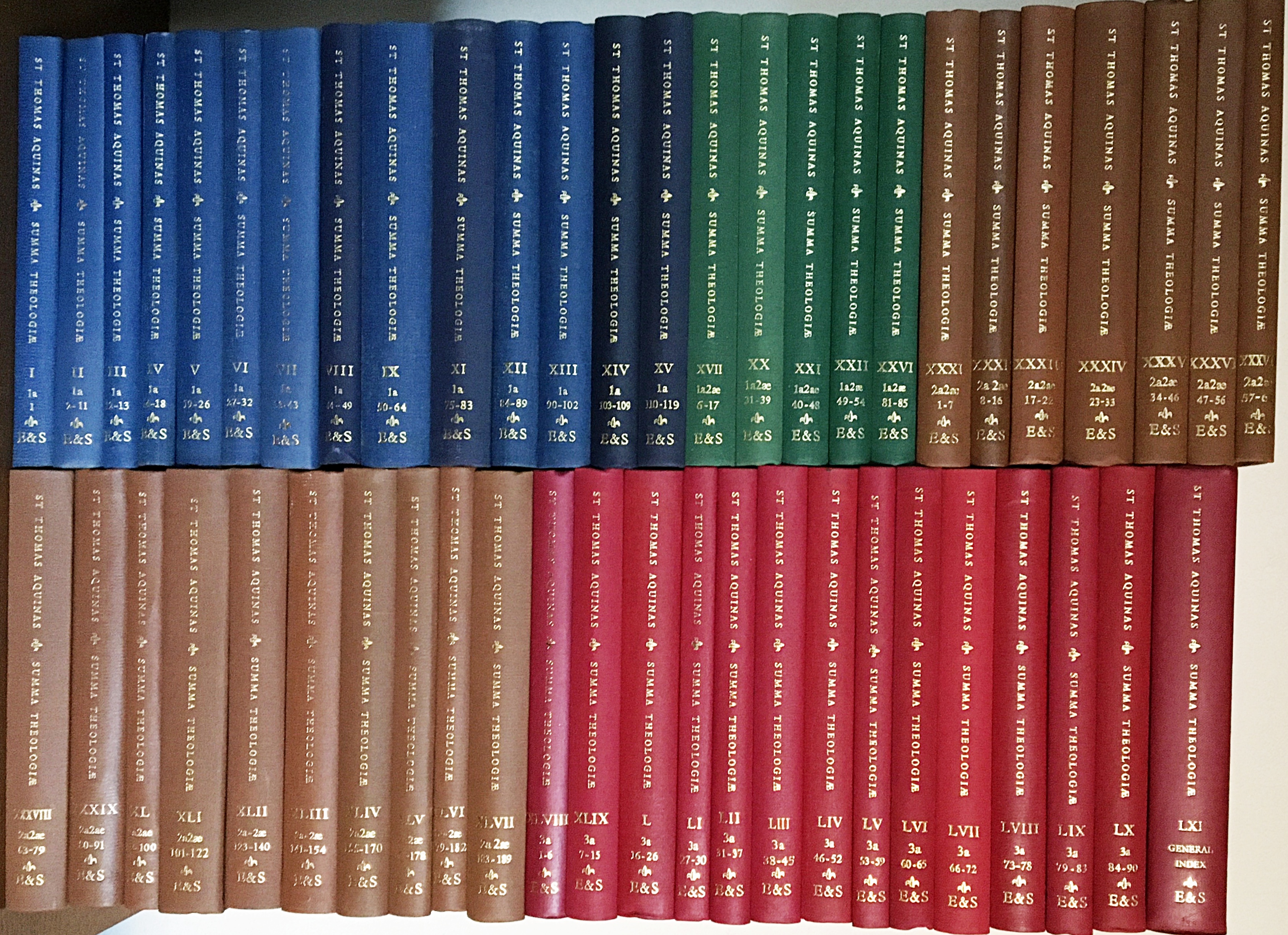 洋書 ラテン語-英語対訳 神学大全 50冊セット (全61巻の内,第10