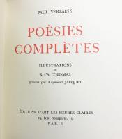 【フランス語洋書】ポール・ヴェルレーヌ全集２巻揃い フランス語文学洋書 ポール・ヴェルレーヌ全詩集 全7巻揃 【Paul