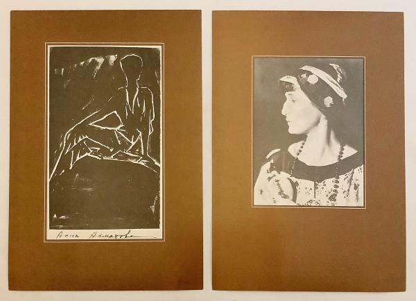 ロシア語洋書】 ロシアの詩人 アンナ・アフマートヴァ：肖像画と