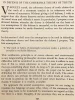 【英語洋書】 哲学ジャーナル 『The journal of philosophy』 71(21)(1974.12) ●論文別刷