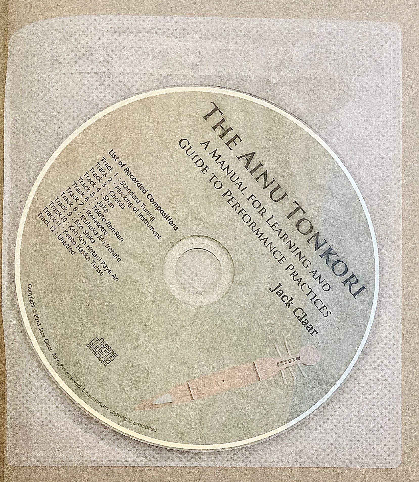英語洋書 / 付属CD1枚】 アイヌの伝統的な弦楽器 トンコリ