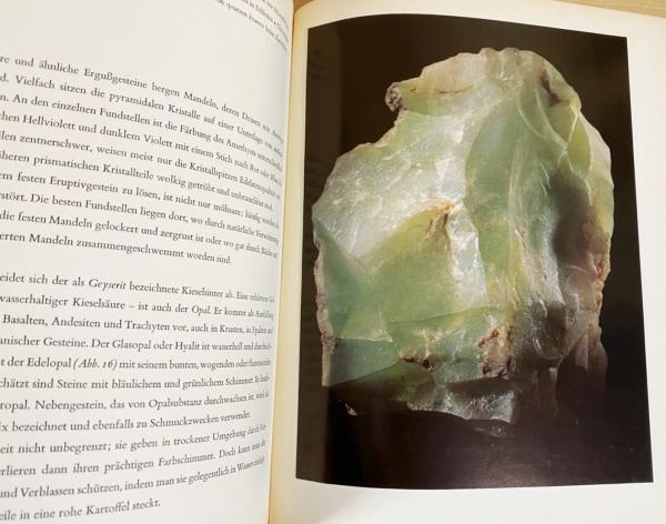 ドイツ語洋書 貴石の貌：鉱物、結晶 【Antlitz edler Steine