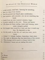 【英語洋書】 アドリエンヌ・リッチ詩集「困難な世界の地図」 『An atlas of the difficult world : poems, 1988-1991』