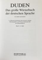 ドイツ語洋書 ドゥーデン独独大辞典 全10巻揃 【Duden : das große