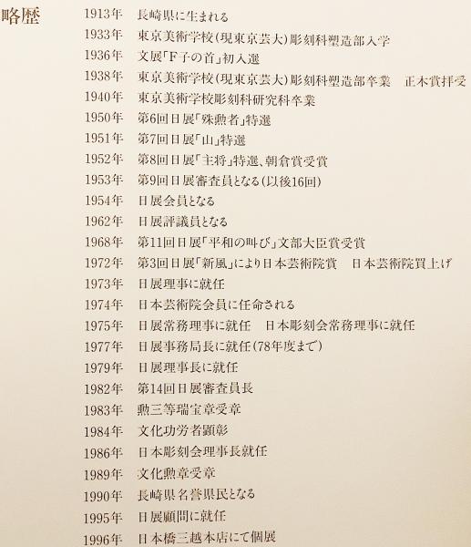 富永直樹の世界展 : 彫刻・油絵・陶芸・書 : 三越美術部創設90周年記念