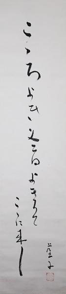 高浜虚子 書軸『冬日』こころよき(高浜虚子) / 古本、中古本、古