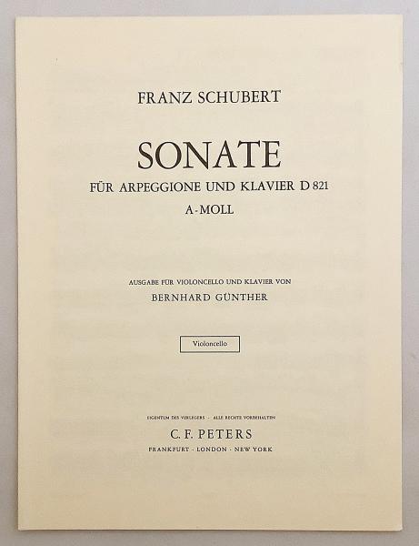 ドイツ語 楽譜洋書 / 冊子付属】 シューベルト作「アルペジョーネと