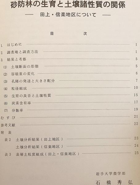 砂防林回復度調査業務委託報告書 (瀬田川砂防調査報告書 其の30