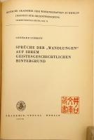 【ドイツ語洋書】 歴史的背景に関する「変換」の語録 『Sprüche der "Wandlungen" auf ihrem Geistesgeschichtlichen Hintergrund』