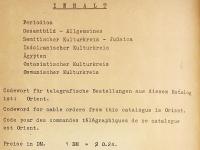 【ドイツ語洋書】 オリエンタリア社出版カタログ 『Orientalia』 1957 ●東洋学 , セム, ユダヤ, インド・イラン文化, オスマン
