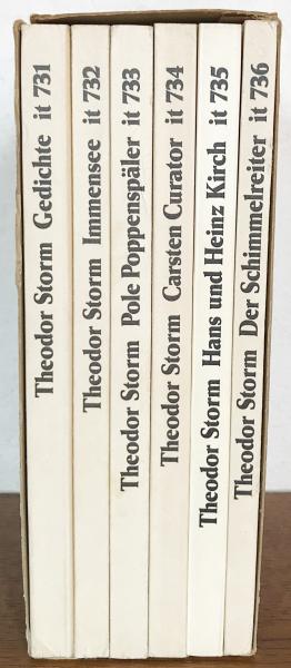 ドイツ語洋書 テオドール・シュトルム作品集 全6巻揃【Theodor Storm