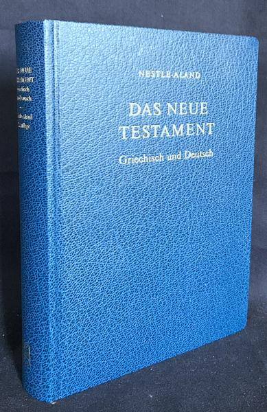 NOVUM TESTAMENTUM ギリシャ語とドイツ語　古書　新約聖書 ギリシア語-ドイツ語対訳 新約聖書【Das Neue Testament Griechisch