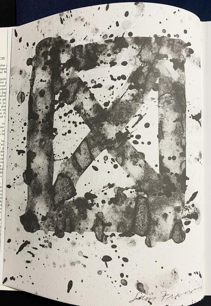 Sam Francis、Untitled 478、希少画集画、新品額装付