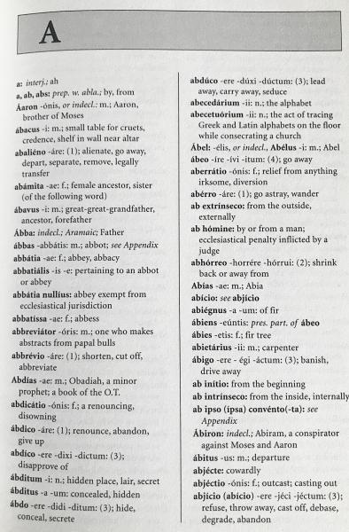 洋書 教会ラテン語辞典(羅英辞典)【Dictionary of