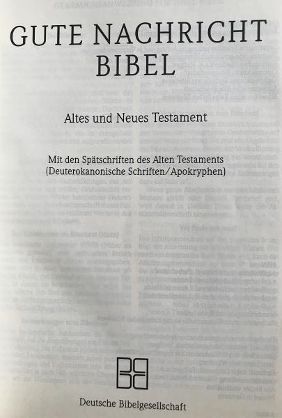 洋書 ドイツ語訳聖書 グッドニューズバイブル(旧約聖書・新約聖書