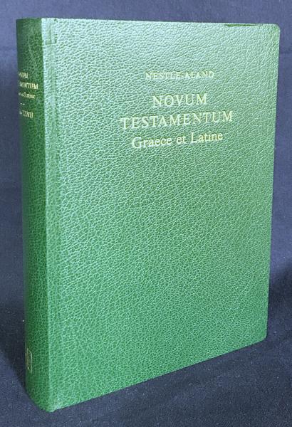 NOVUM TESTAMENTUM ギリシャ語とドイツ語　古書　新約聖書 ネストレ・アーラント ギリシア語新約聖書 28版 Nestle Aland Novum