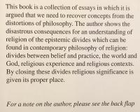 【英語洋書】 宗教概念の回復：認識論的な溝を埋める 『Recovering religious concepts : closing epistemic divides』